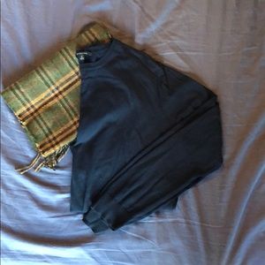 Dark Navy Cotton Sweater